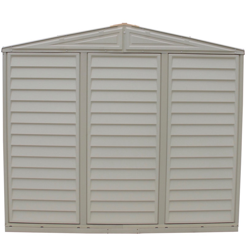 duramax duramate 8 ft. w x 6 ft. d plastic storage shed